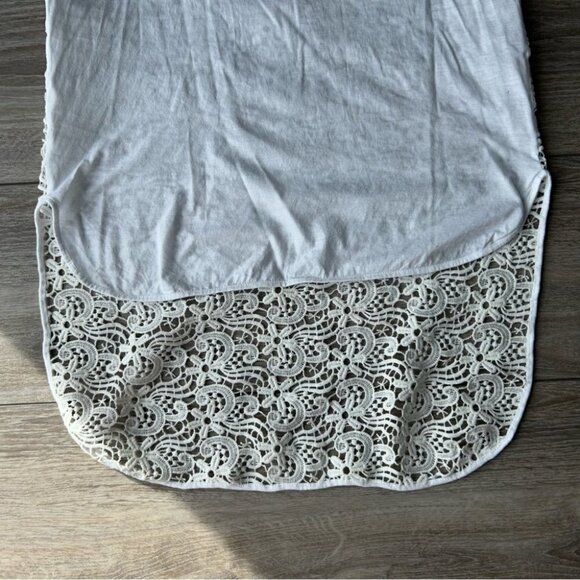 Torn By Ronny Kobo Lace Back High Low Hem Sleeveless Top - Picture 9 of 13